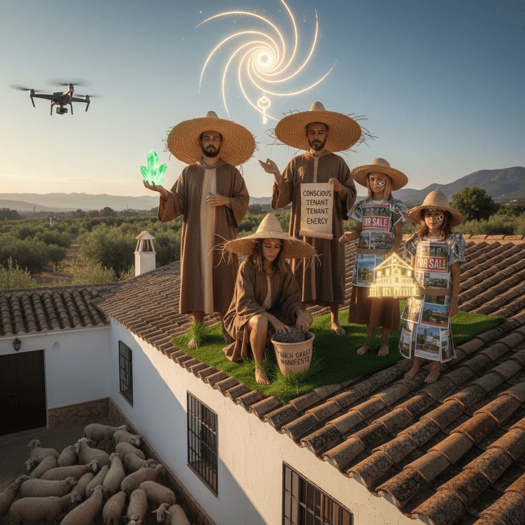 Family seeking spiritual awakening via Spanish real estate