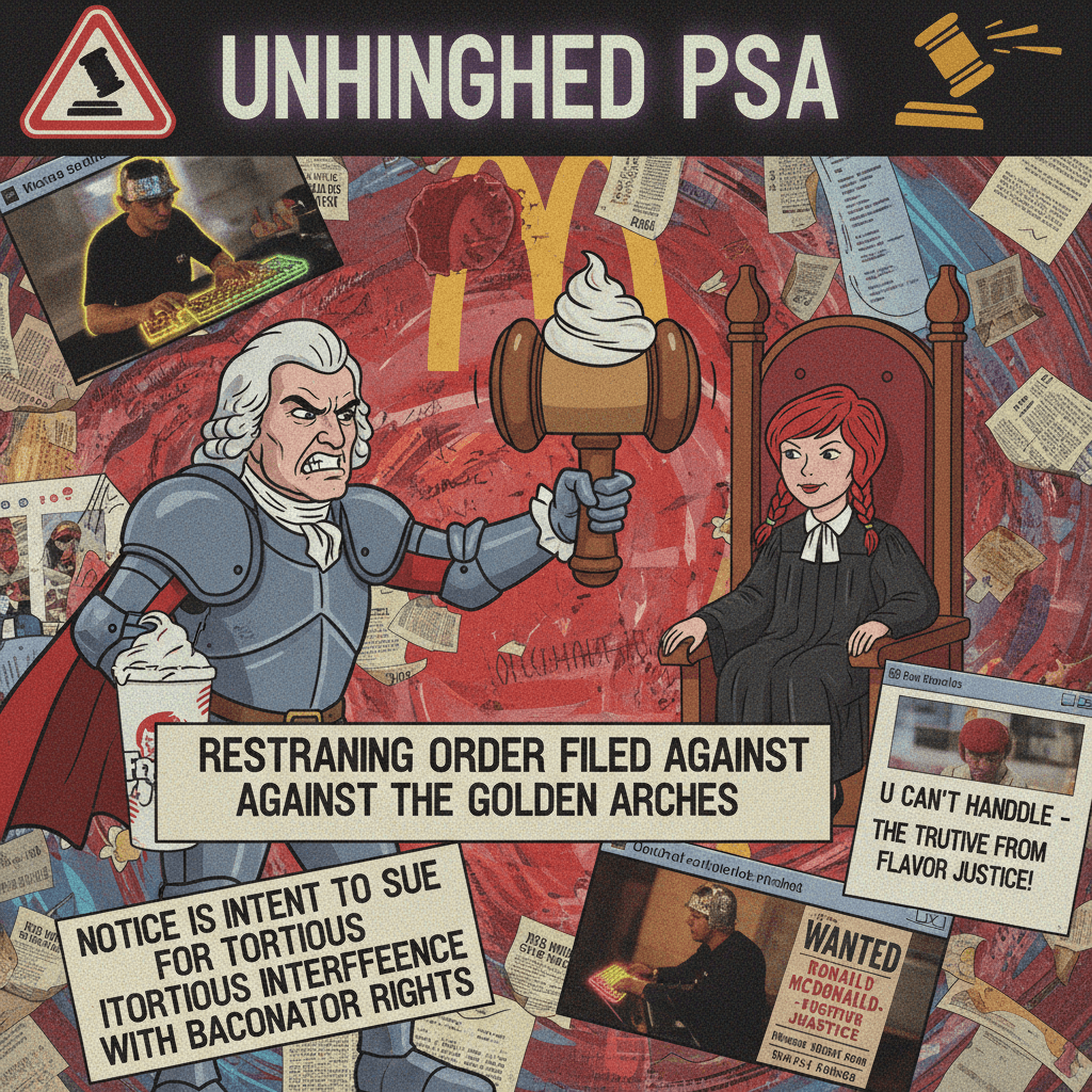 Sir this is a Wendy's, not a courtroom