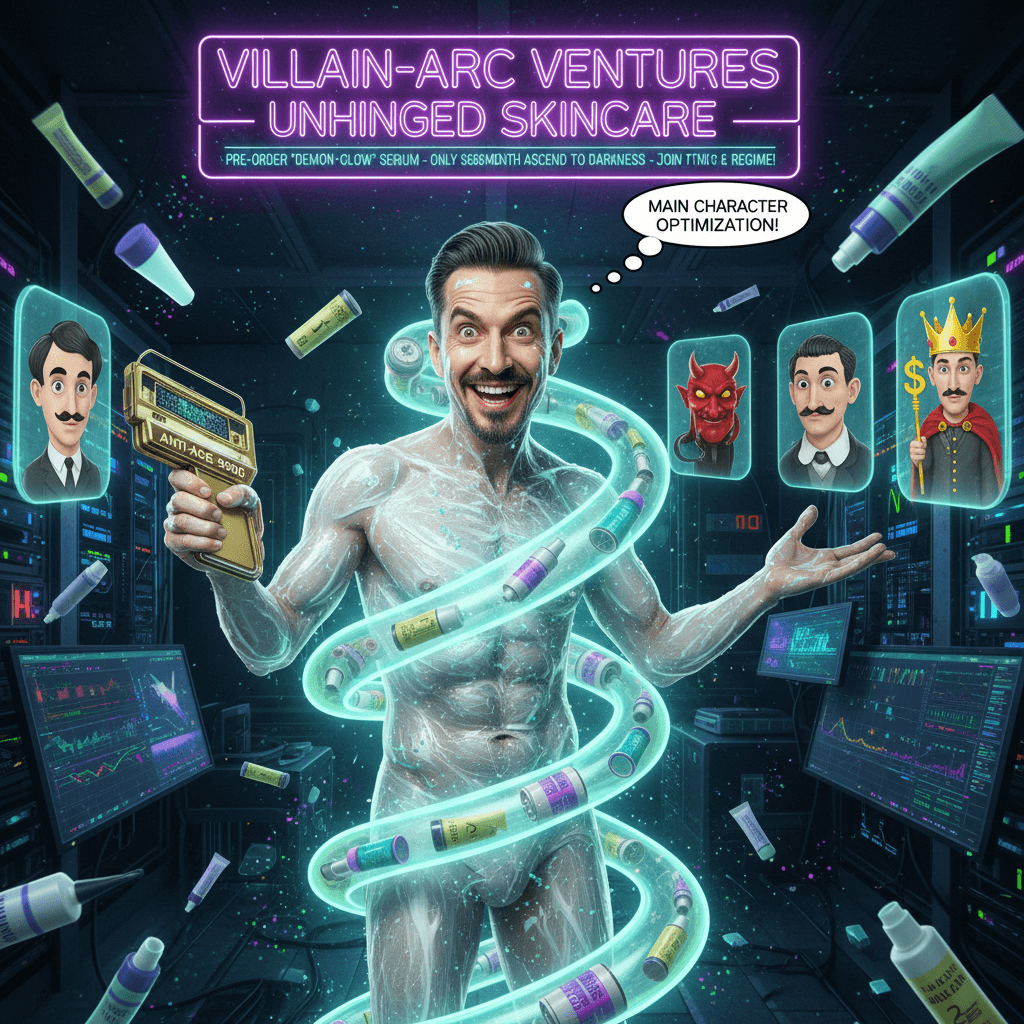 moisturizer-speedrun: becoming hitler or the devil via anti-aging regime