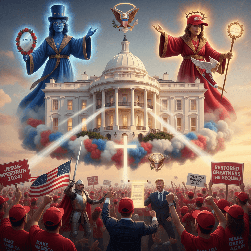 trinity of vibes: beauty, class, and divine white house makeover energy