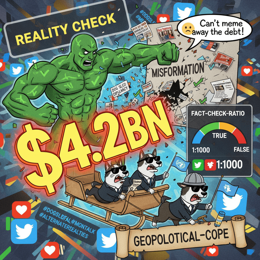 dog sled diplomacy gets obliterated by $4.2bn reality check