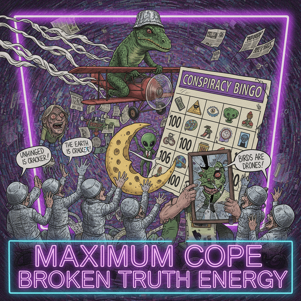 chemtrails meet lizards meet moon truthers in one fevered fever dream