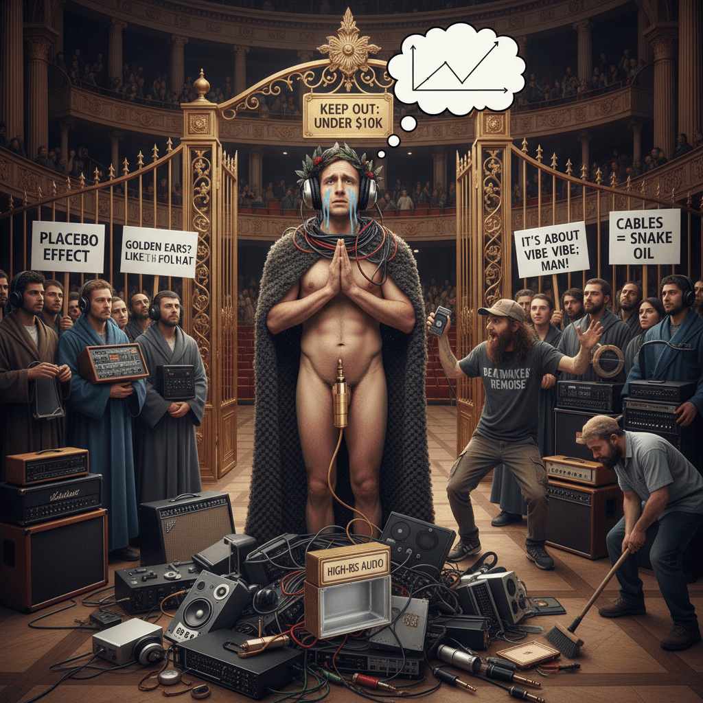 Audiophile emperor has no clothes, admits he's been bluffing for years