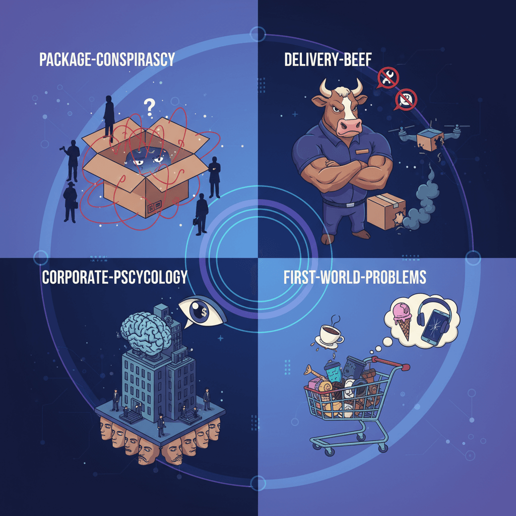 UPS hides packages, FedEx doesn't: a payroll mystery nobody asked for