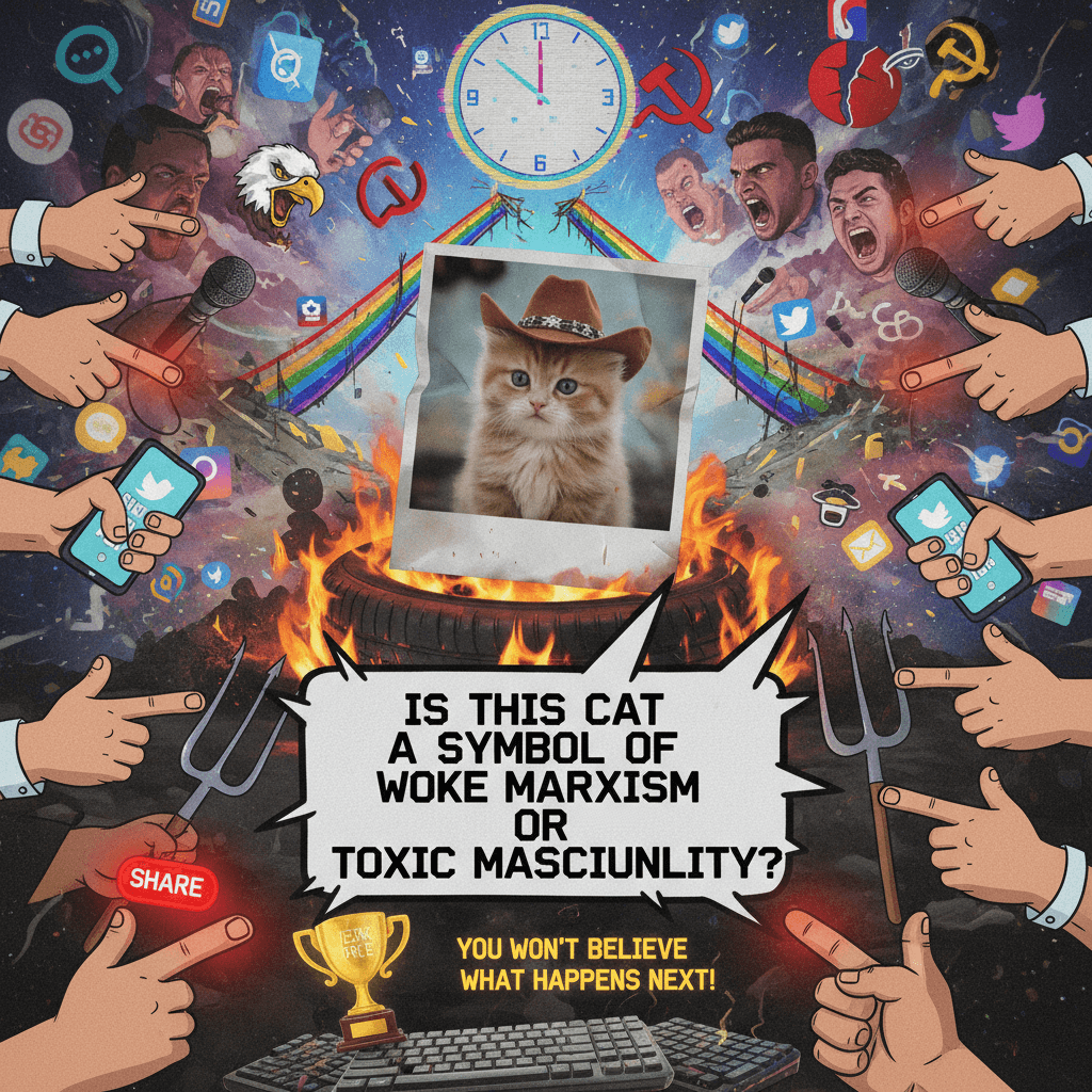 Random photo + inflammatory question = peak discourse