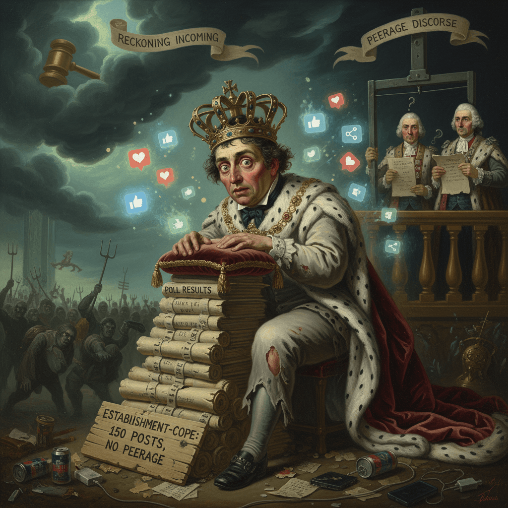 150 polls in a row but somehow ZERO lord titles: a tragedy