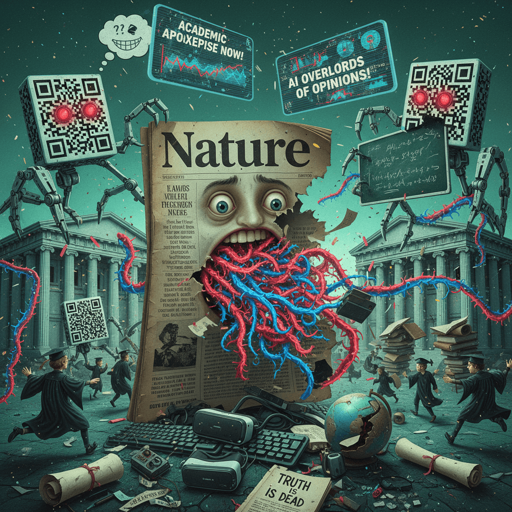 Nature magazine warns about AI survey bots destroying academia, actually loses it
