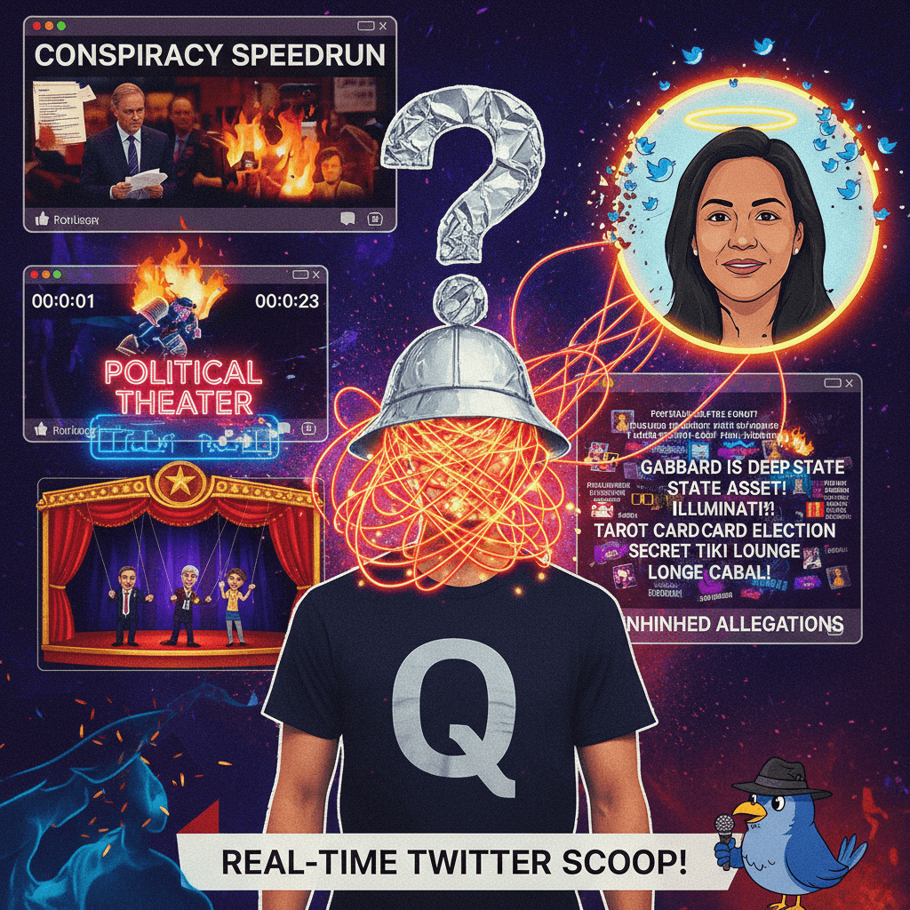 Whistleblower goes full QAnon but makes it about Gabbard