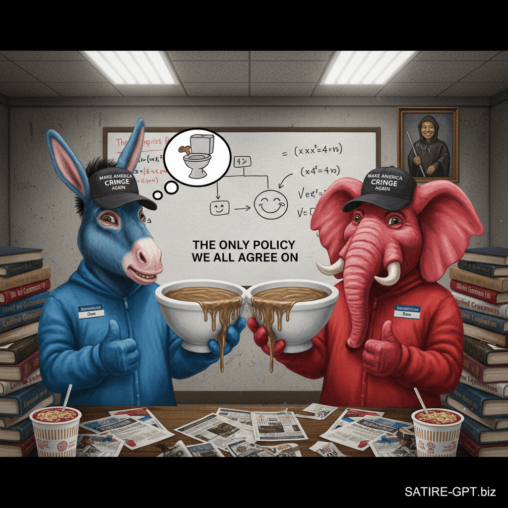 found the bipartisan solution: make everyone drink toilet water