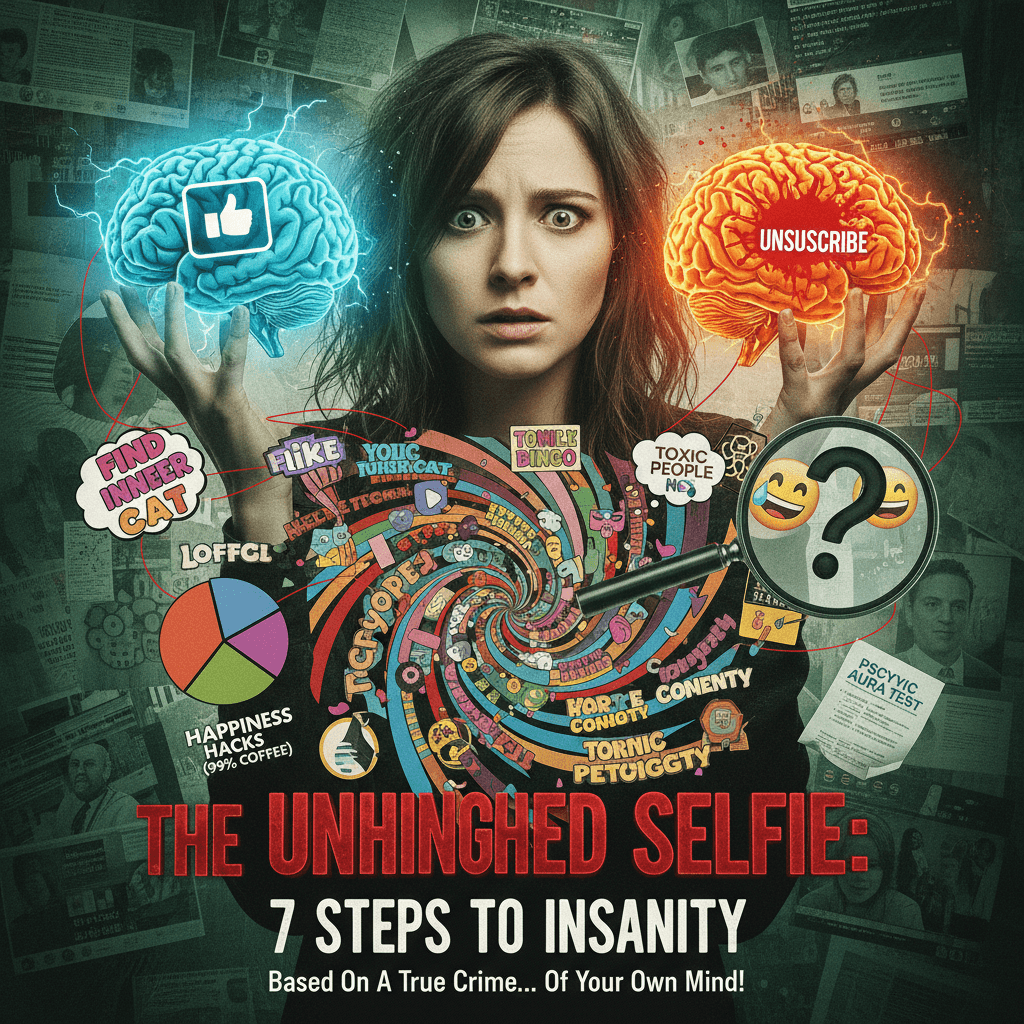 Pop-psych clickbait meets 2010 thriller aesthetic, absolutely unhinged