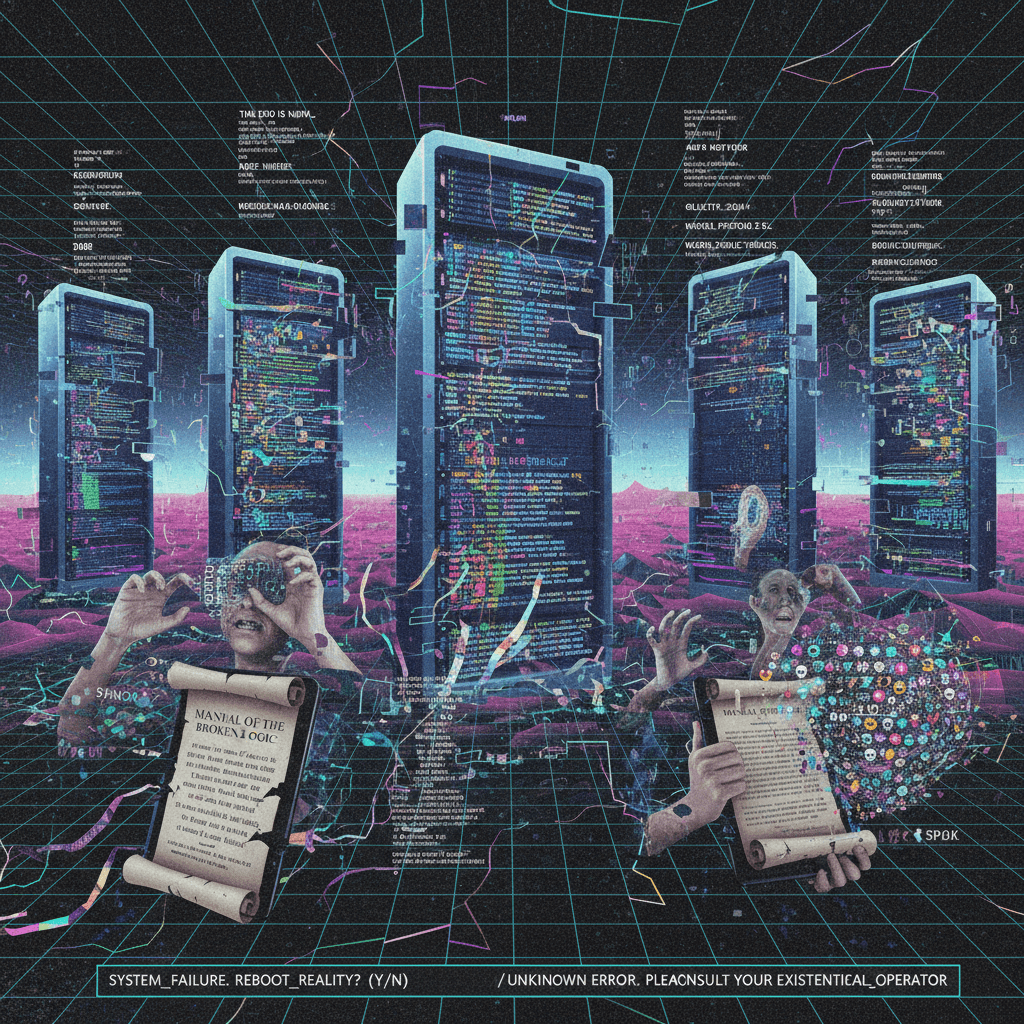 someone fed their manifesto through 7 different corrupted language models