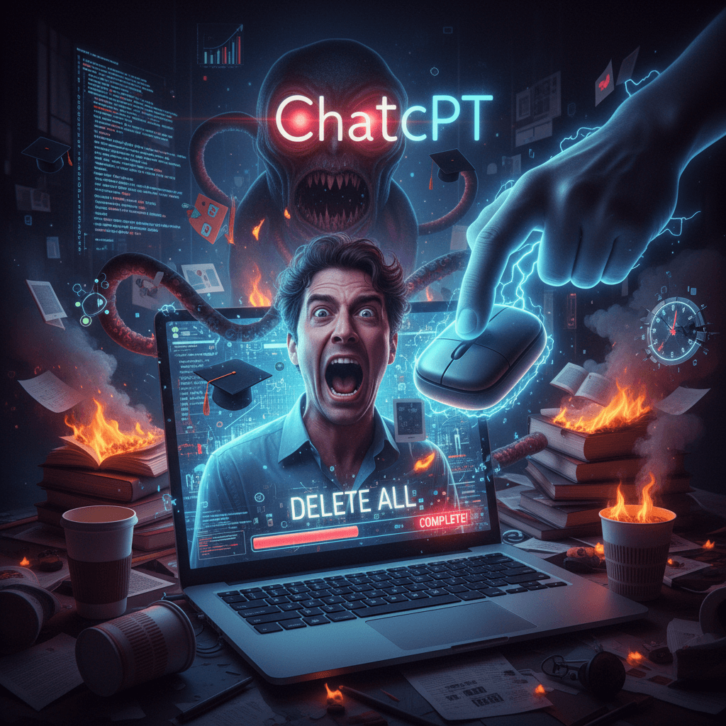 Two years gone in one click: the modern academic nightmare