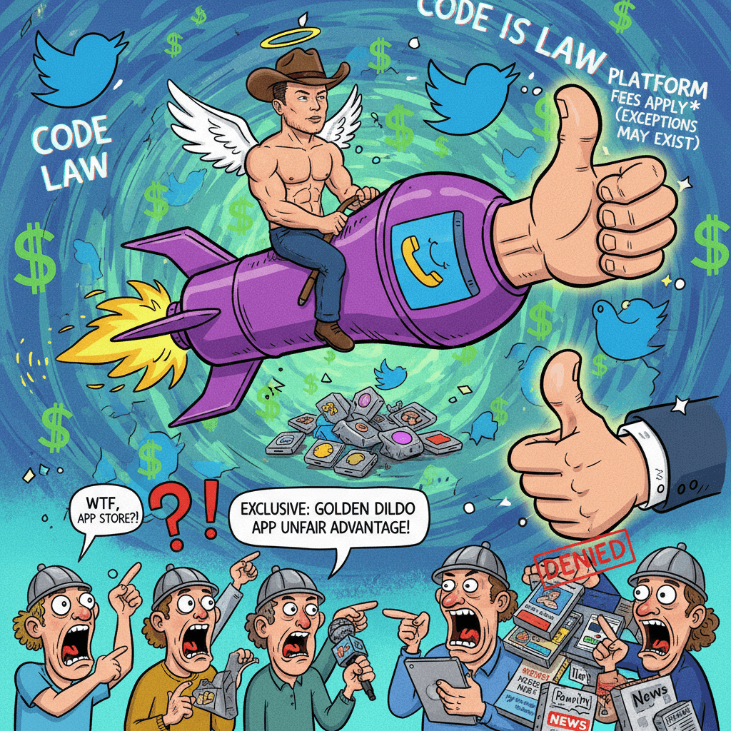 billionaire's sextoy app gets special treatment, journalists shocked