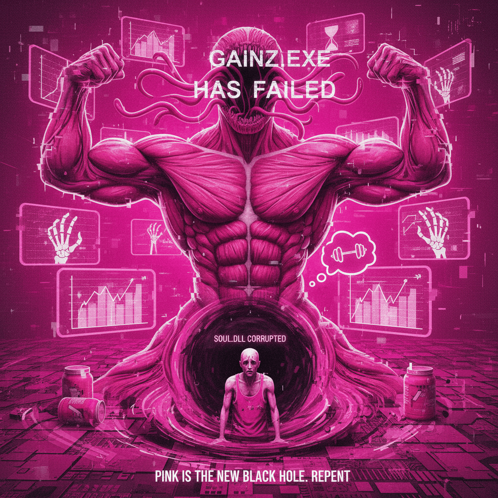 gained muscle, lost will to live: a tragedy in pink