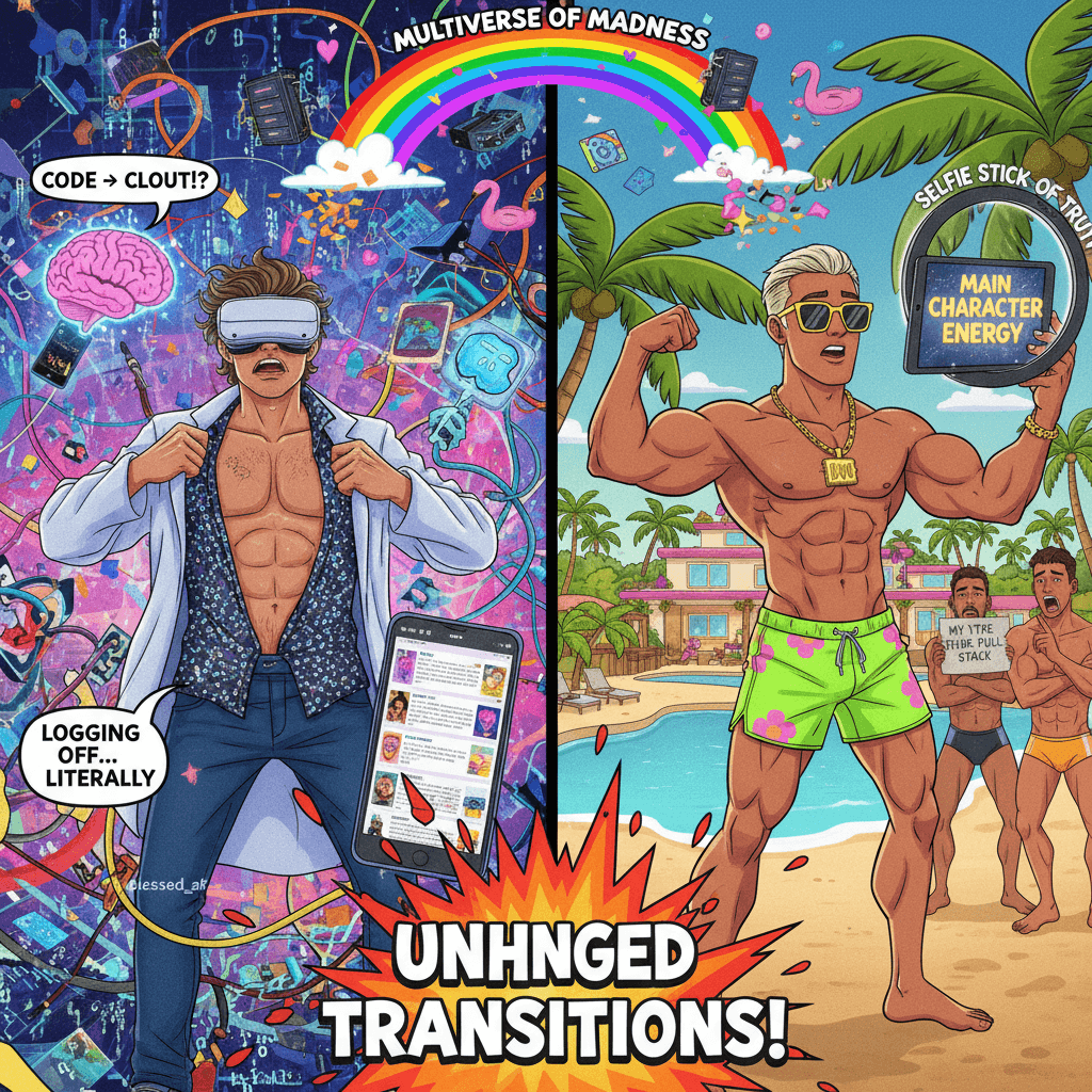 AI researcher to Love Island era: the multiverse of unhinged transitions