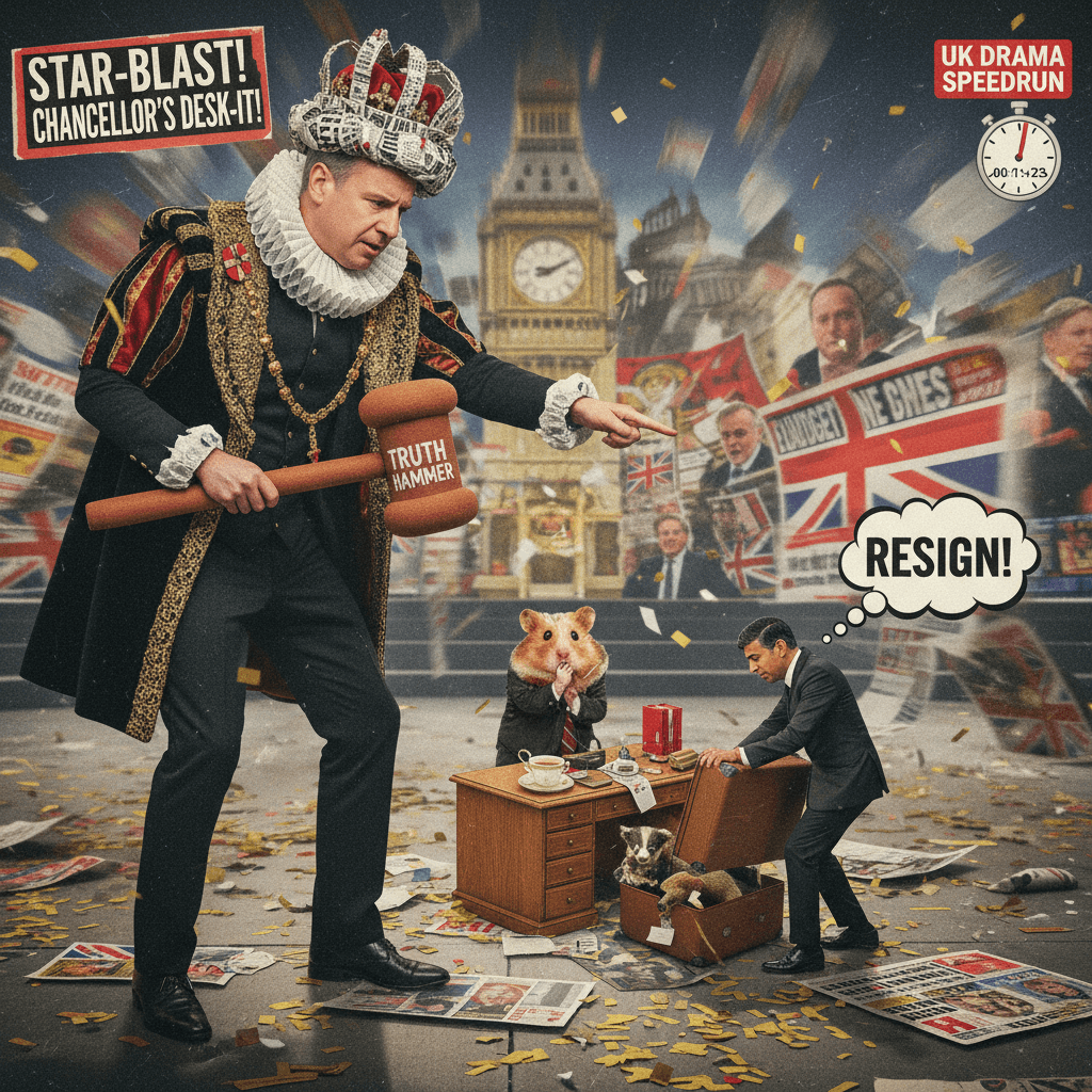 Starmer accused of truth-suppression, Chancellor advised to pack desk