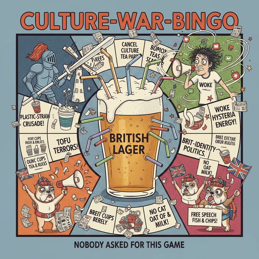 Lager, straws, and the culture wars nobody asked for