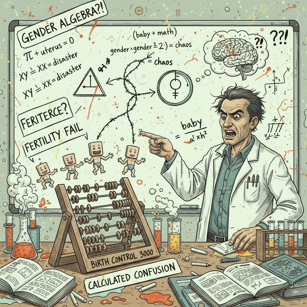 guy invents math, discovers women and men are different, revolutionizes birth control