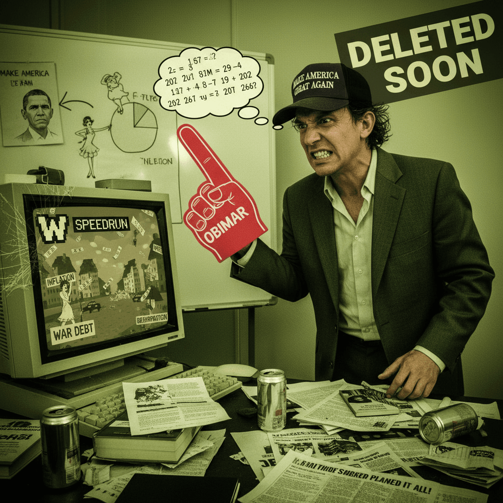 Blaming Obama for Weimar Germany speedrun any%