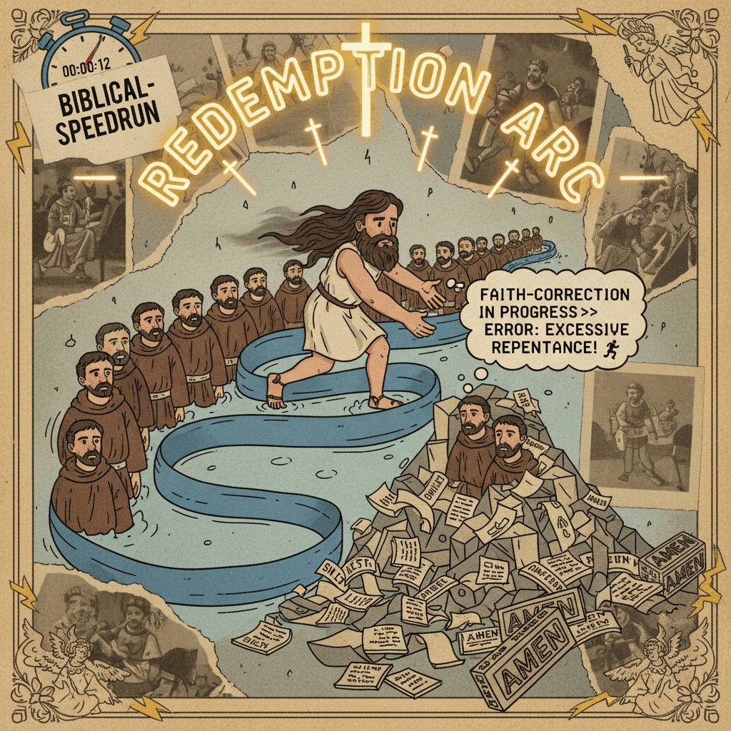 1113 men in 12h → baptism. Most efficient redemption arc ever