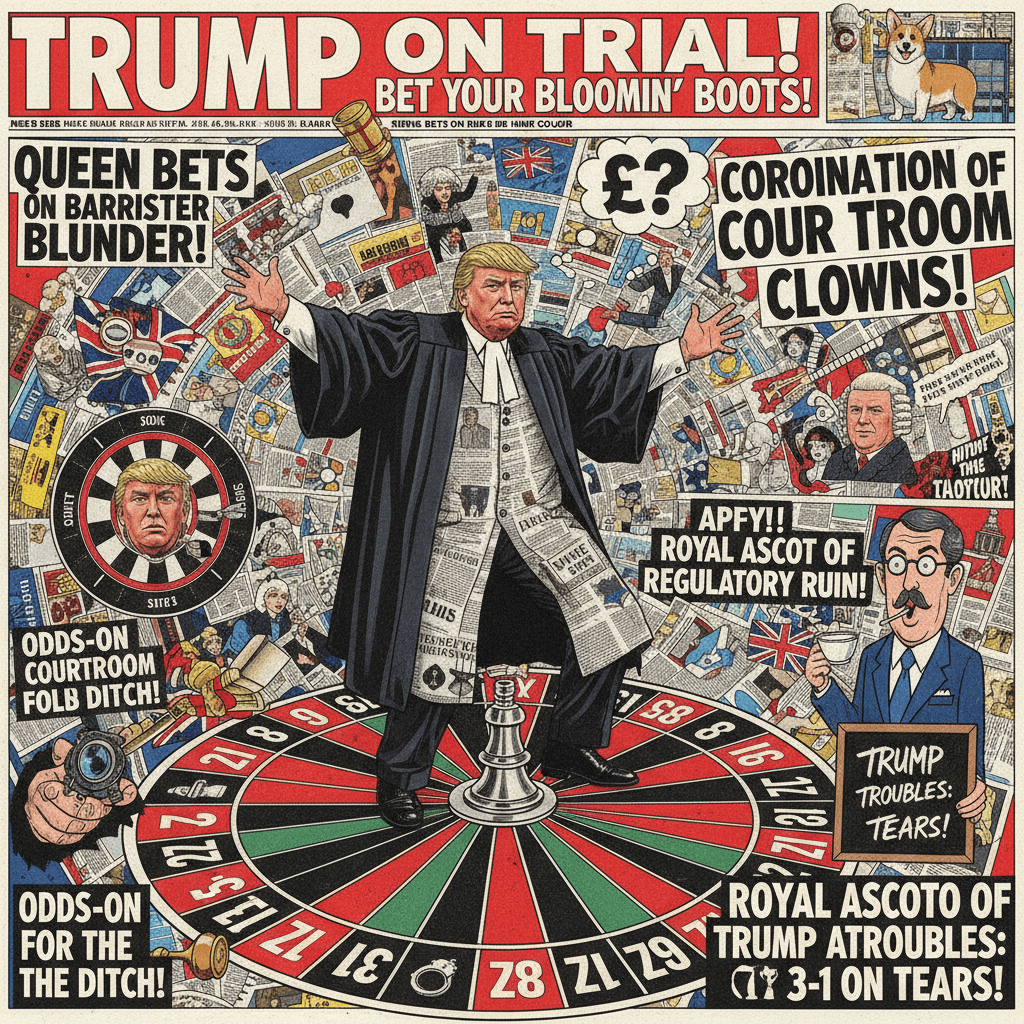 Betting odds on Trump's legal troubles: the British tabloid special