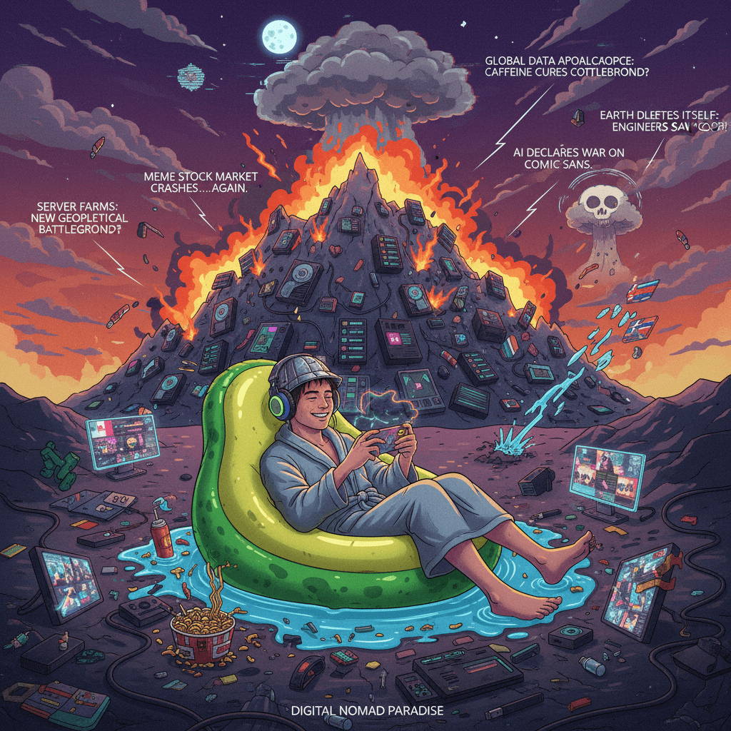 just vibing while data dies behind me lmao