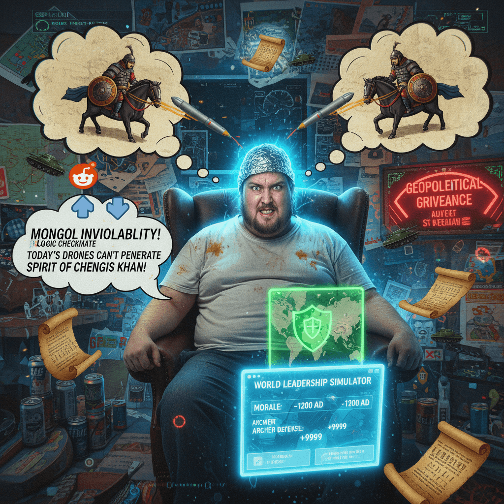 bro really said mongols in 1200s = immune to military strikes today