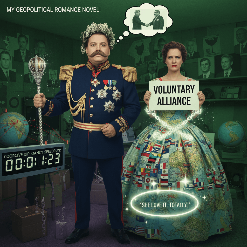 Dictator roleplay with footnote: she has no choice (very voluntarily)