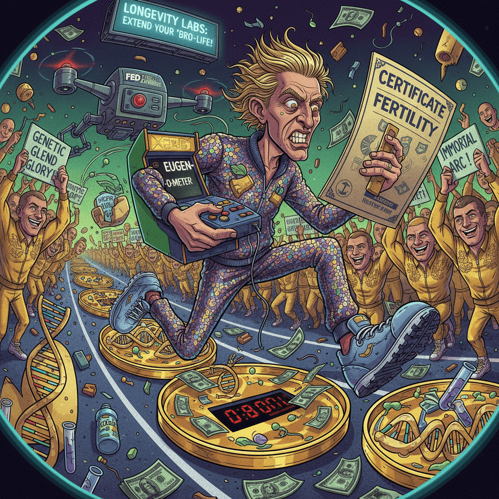 Billionaire fraud bro speedruns eugenics while evading feds