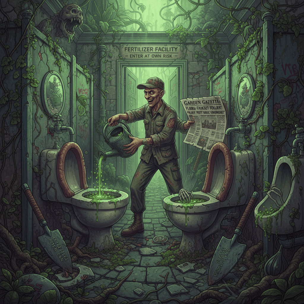 Garden gazette discovers new meaning of 'watering the plants'