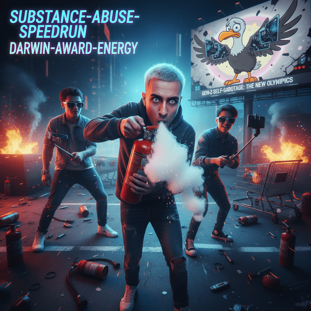 huffing fire extinguishers: when natural selection meets TikTok