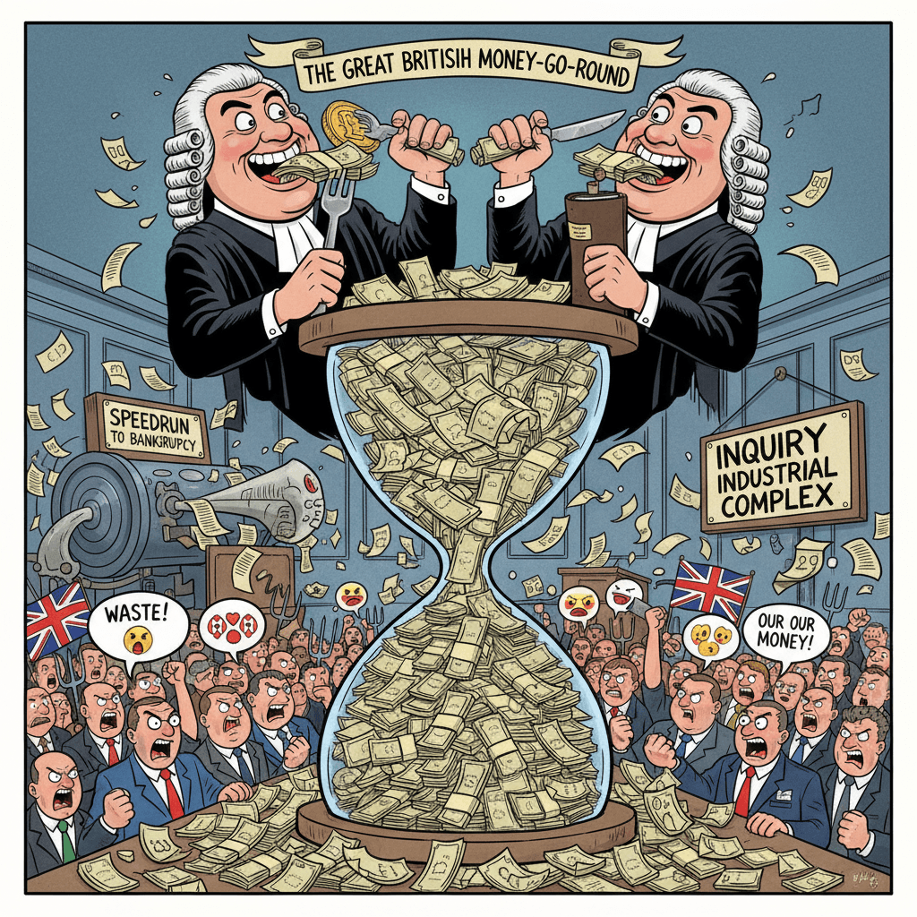 £300m to argue about £300m: the British inquiry speedrun