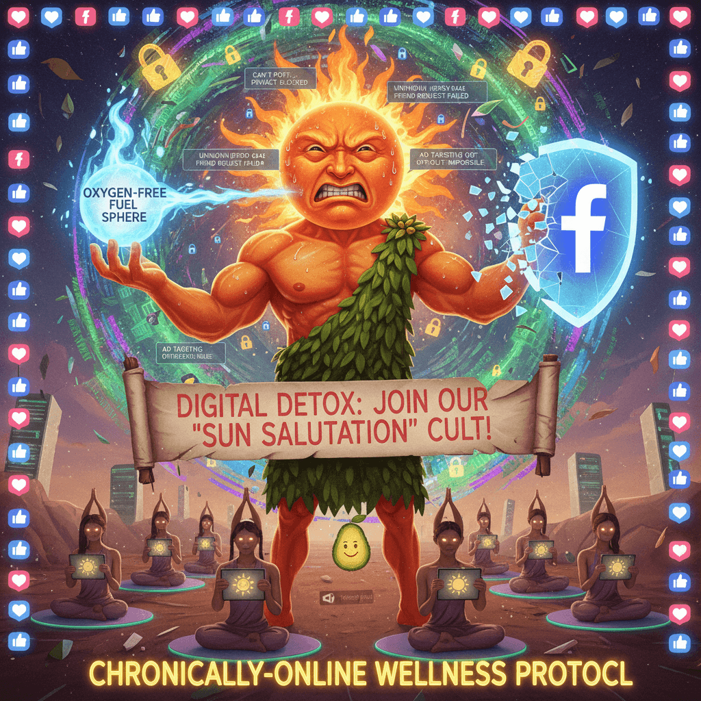 Sun burns without oxygen, but can't handle Facebook privacy settings