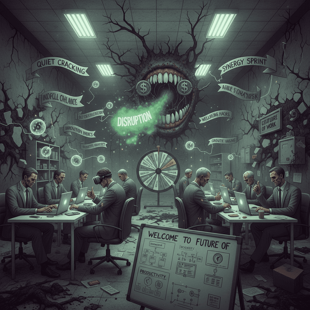 Corporate renamed suffering with trendy vocabulary, now it's 'quiet cracking'