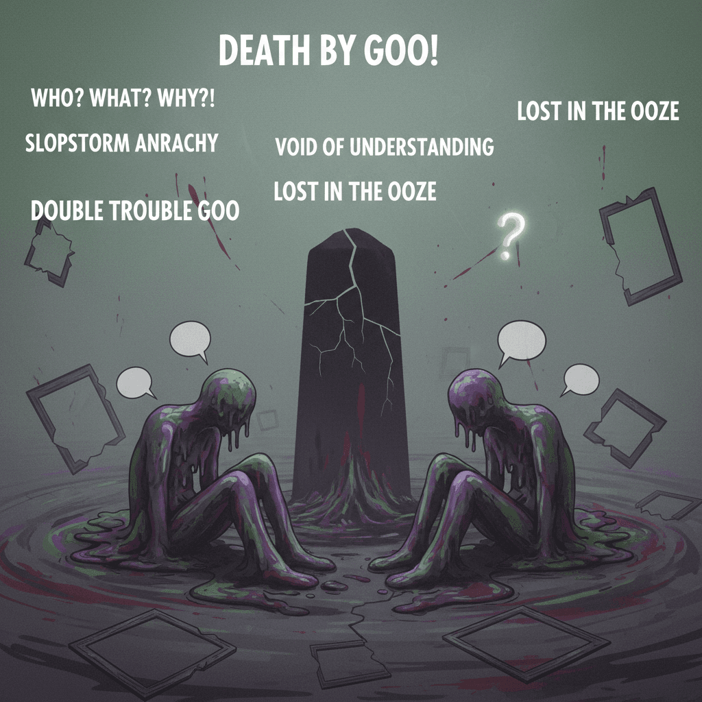 Two dudes deceased, zero context provided, maximum confusion achieved