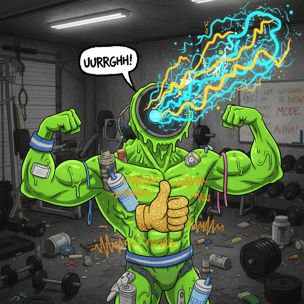 motivational grunt with zero context or target