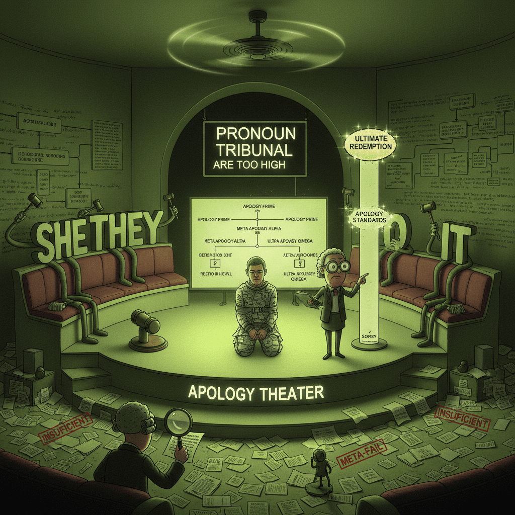 Judge says sorry isn't sorry enough; therapist wants meta-apologies