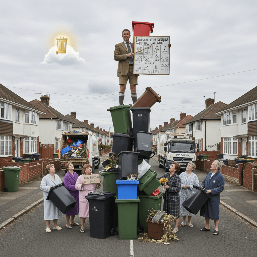 Peak suburban influence: knowing which bin goes out when