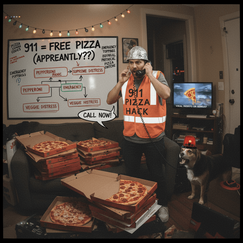 911 takes pizza orders now, apparently???