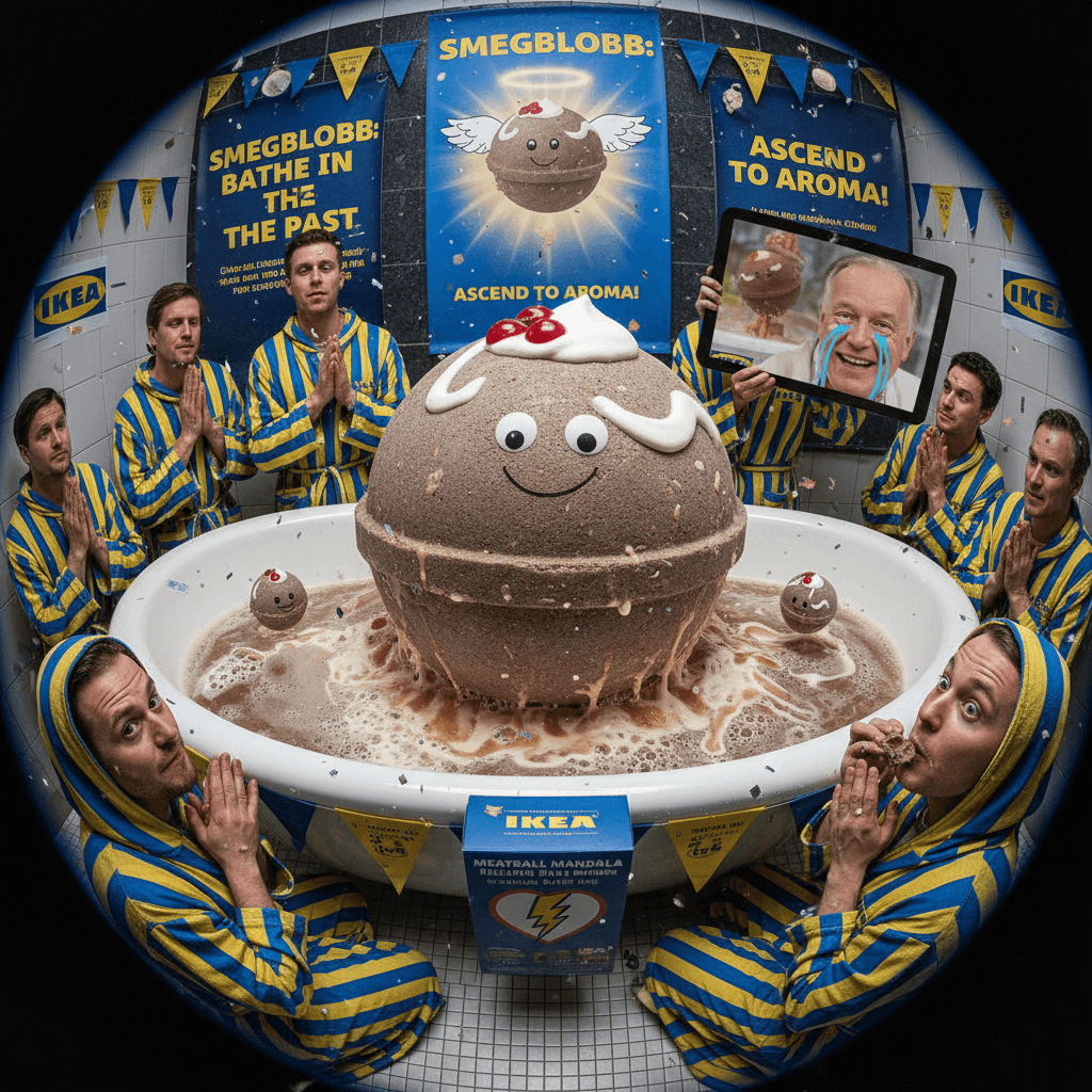 IKEA weaponizes meatball nostalgia into a bathing sphere