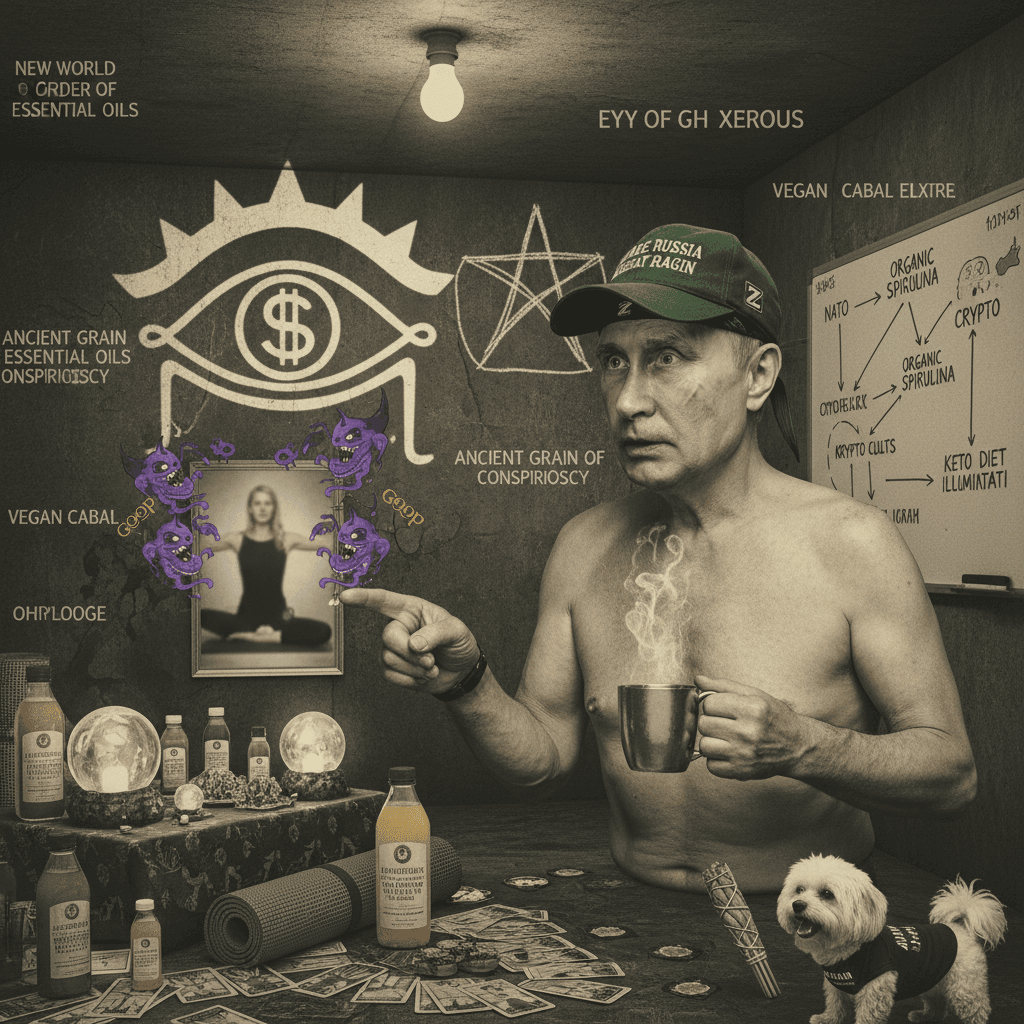 Putin discovers the real enemy was the occult we fought along the way