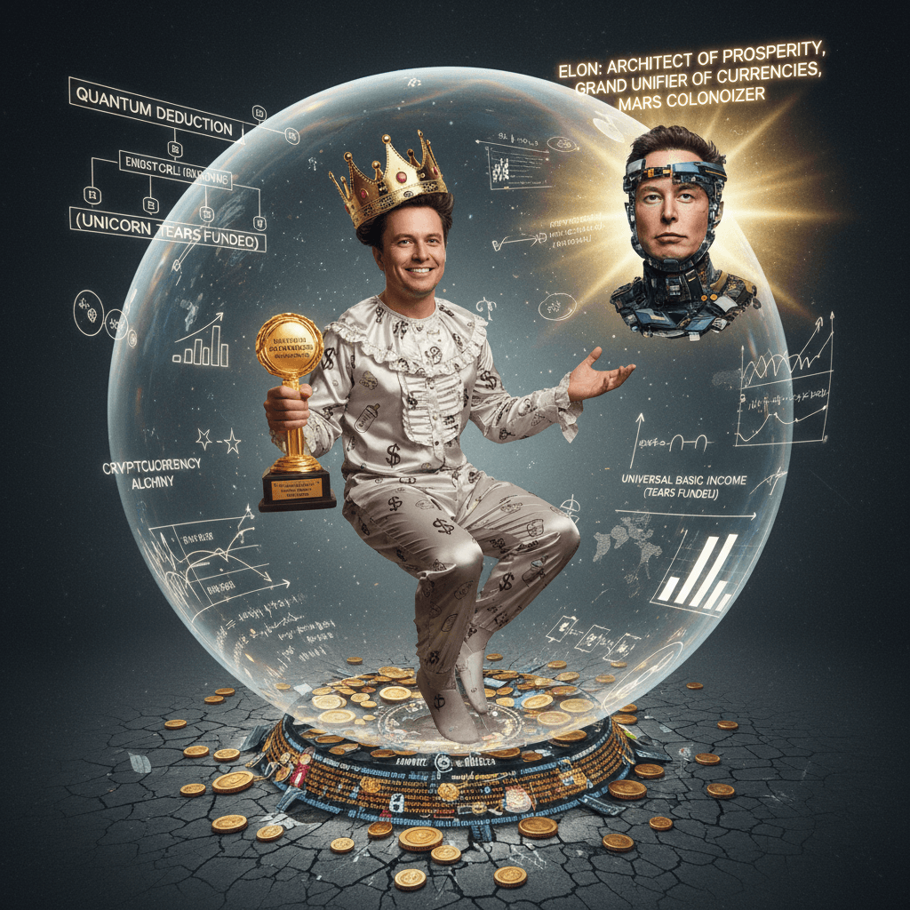 man invents tax policy that doesn't exist, credits himself, praises elon