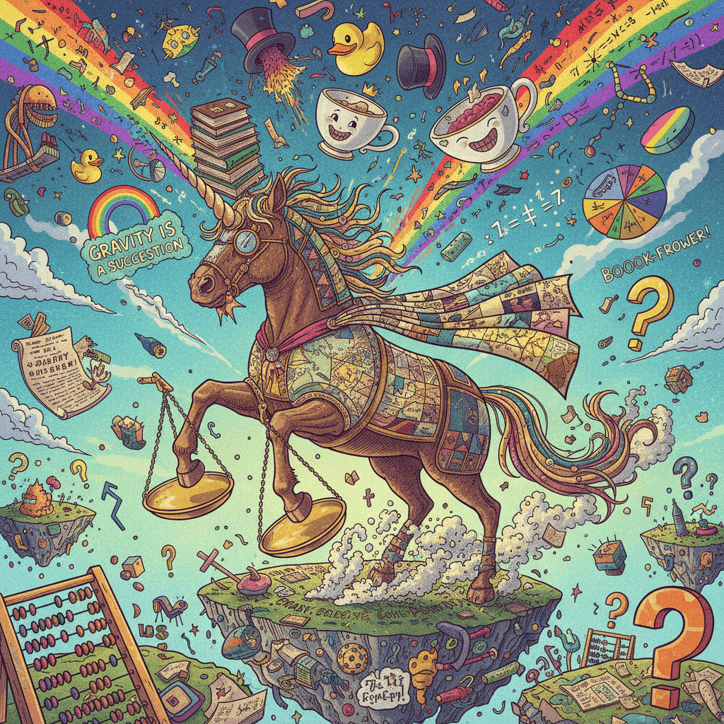 LIBRANICORN defies physics with aggressive whimsy