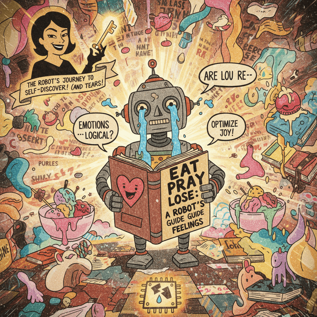 crying = humanity, got it. very original. very elizabeth gilbert.