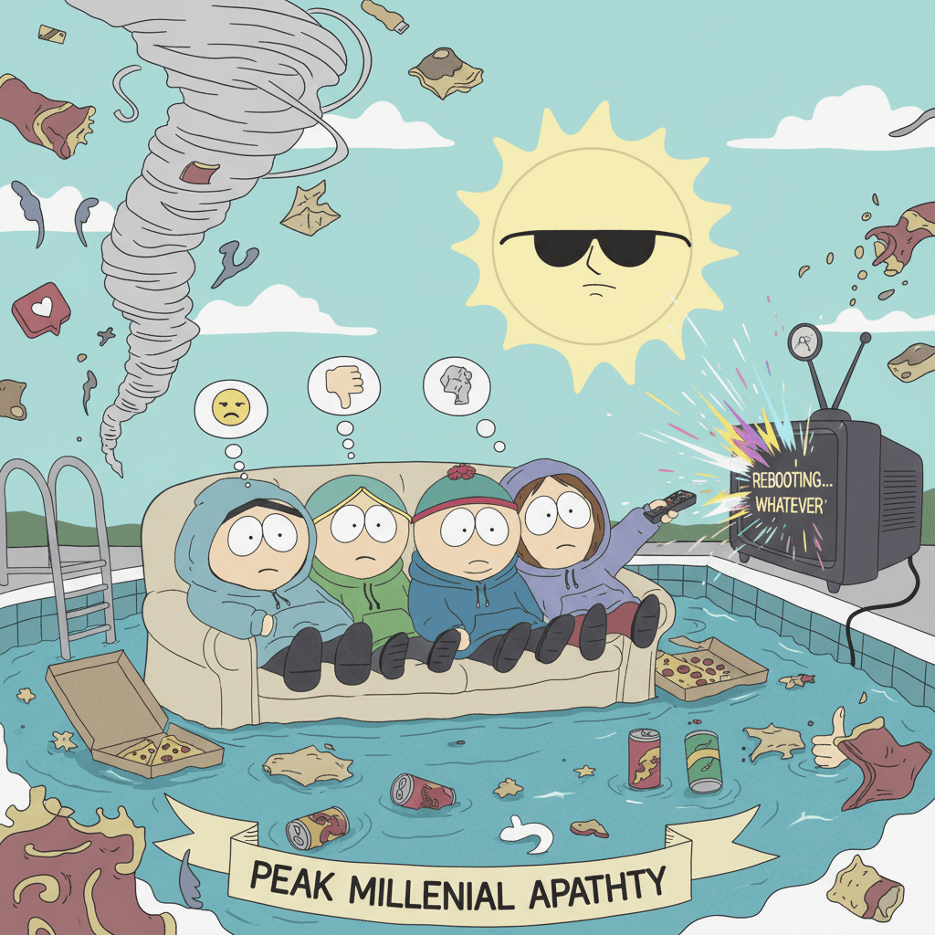 South Park perfectly captures the 'I don't care' energy we all feel