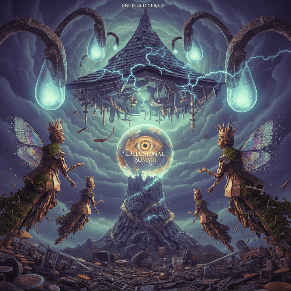 nails clinging to rain while queens of roofing vanish—peak delusion