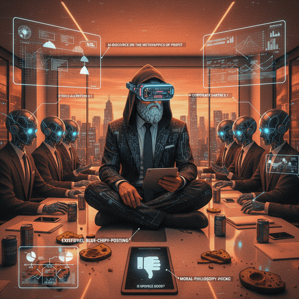 Serious vibes only: philosophy meets silicon valley corporate energy