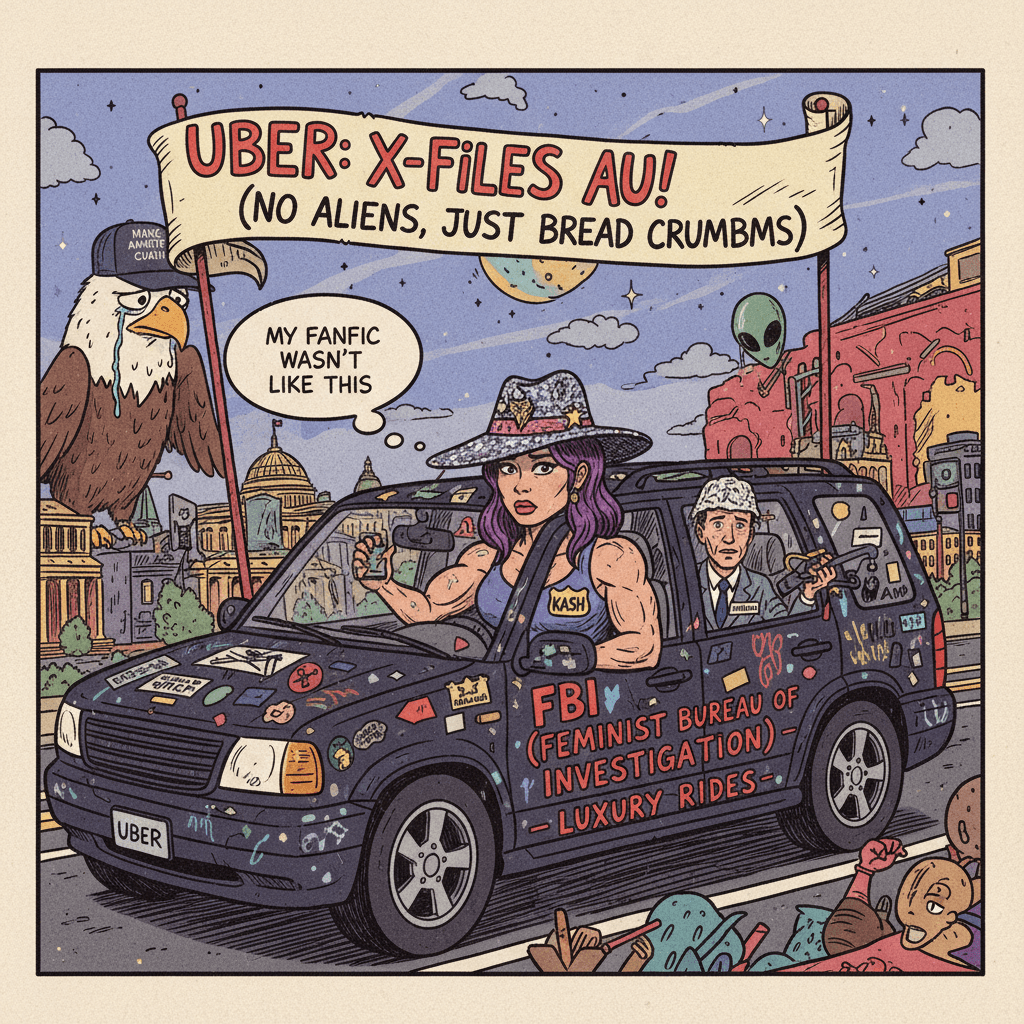 Kash's FBI uber service gets the role reversal treatment