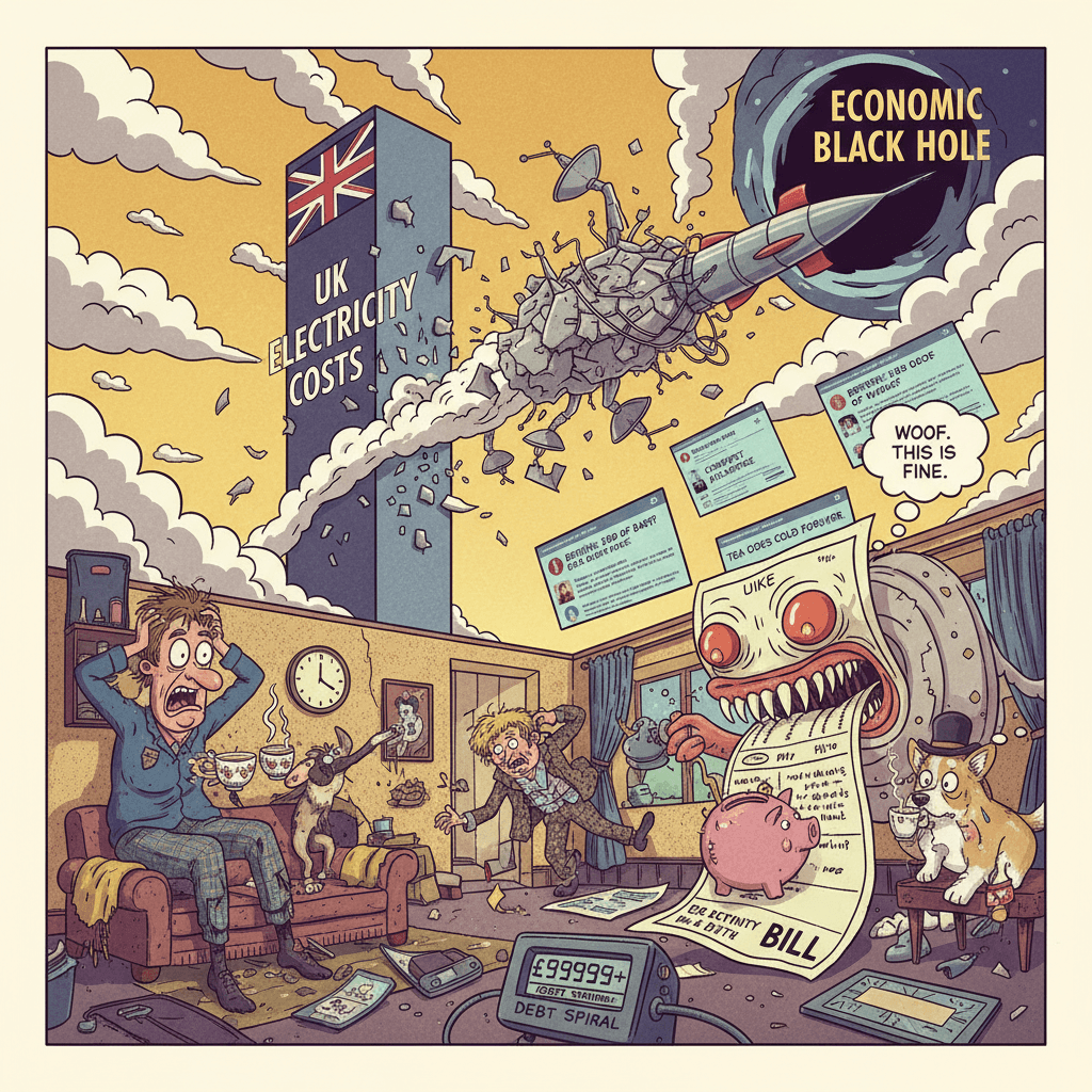 UK's electricity bill hits the stratosphere, everyone loses their minds