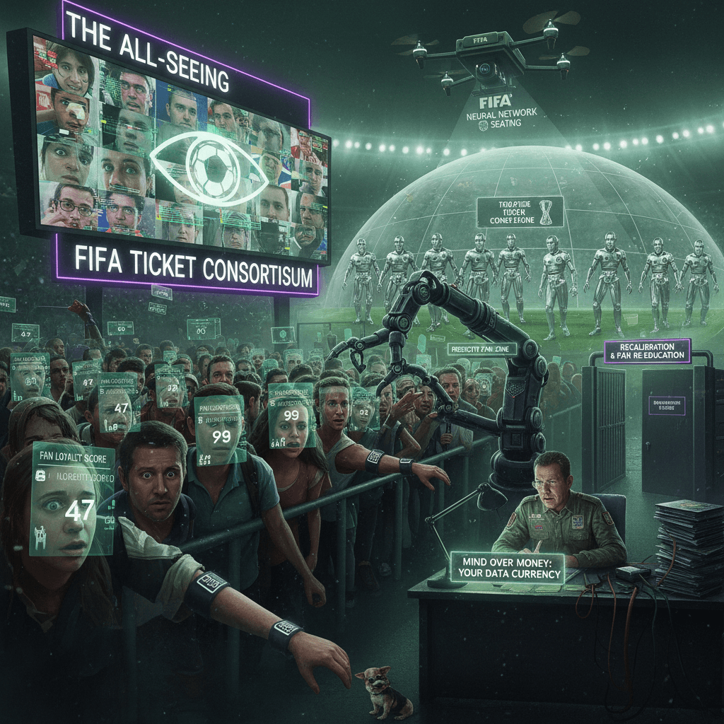 FIFA finally stops pretending and goes full Black Mirror for ticket sales